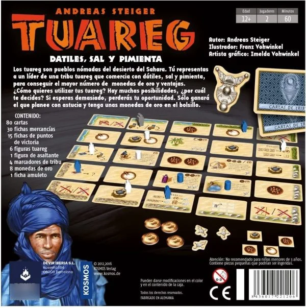 Tuareg Juego De Mesa En Español - Devir - Image 2
