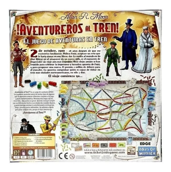 Aventureros Al Tren (ticket To Ride)juego De Mesa En Español - Image 2
