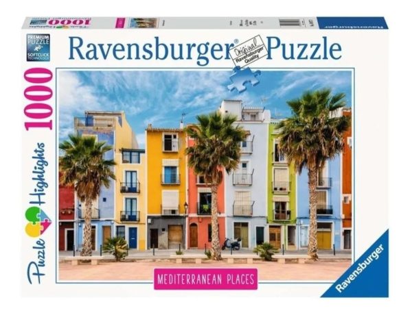 Rompecabezas Ravensburger España Mediterránea - 1000 Piezas