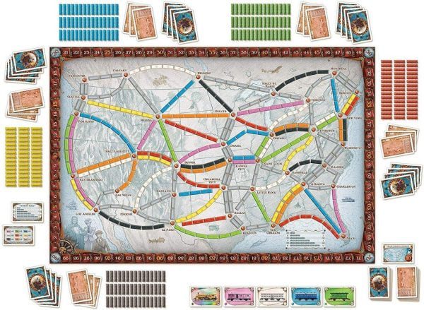 Juego De Mesa !aventureros Al Tren! Ticket To Ride Asmodee - Image 2