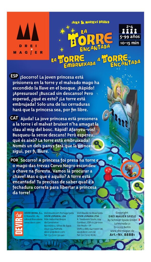 Juego De Mesa Devir La Torre Encantada Versión En Lata - Image 3