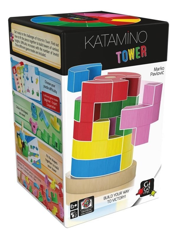 Katamino Tower Juego De Mesa Multilenguaje - Gigamic