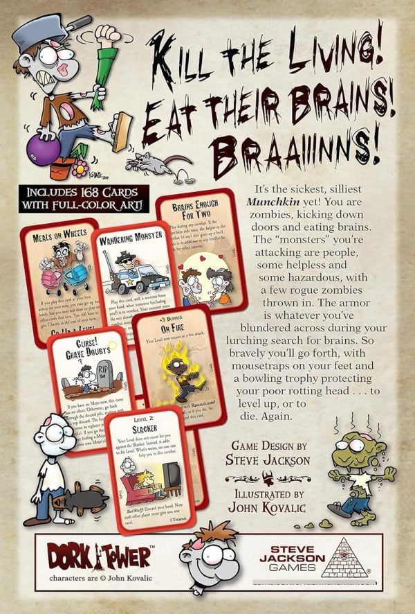 Munchkin Zombies Juego De Mesa En Inglés - Steve Jackson Gam - Image 3