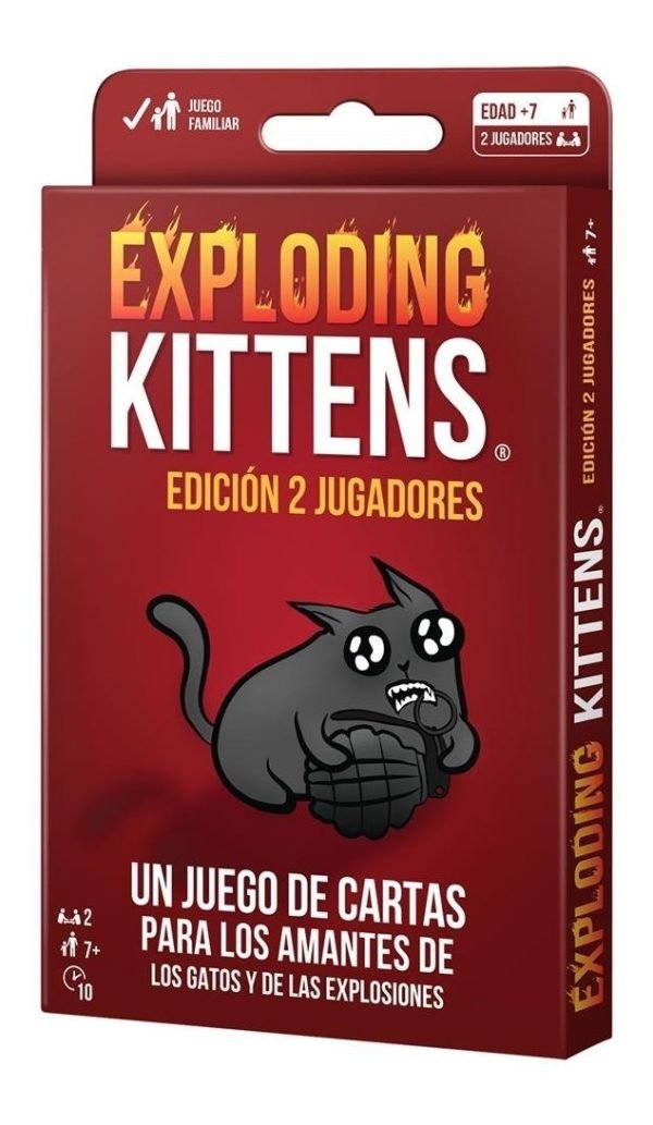 Exploding Kittens Para 2 Jugadores En Español - Asmodee